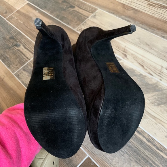 NWOT Michael Antonio Black Platform Booties - Picture 5 of 6